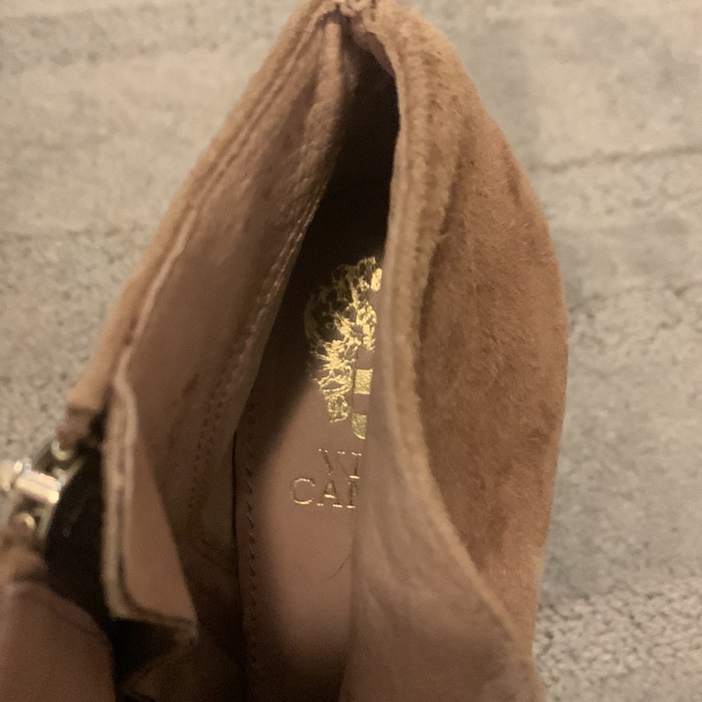 Vince Camuto suede Dira ankle bootie with side zip - Picture 6 of 6